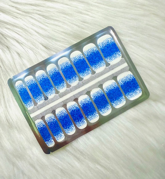 Cobalt Kitty Glitter - Overlay